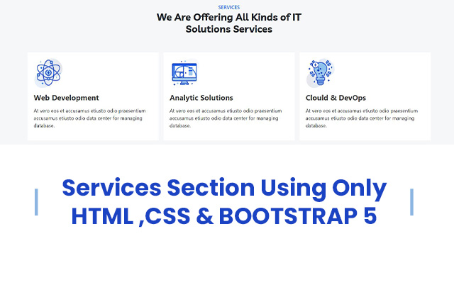 Bootstrap-5-Services-Section